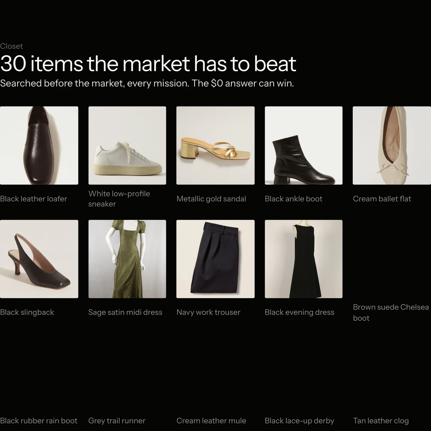 30 items the market has to beat: Maya's closet as a source